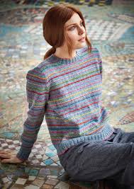 This is kaffe knitting by envis on vimeo, the home for high quality videos and the people who love them. Colours In The Mist Sweater Women S Knitting Pattern Rowan