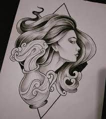 Aquario Tattoo Blackwork Blackworktattoo Blackandgrey Zodiactattoo Aquarius Aquar Aquarius Tattoo Aquarius Tattoo Women Aquarius Women Tattoo