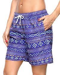 Sociala Long Board Shorts Women S Swimwear Boardshorts Sw Https Www Amazon Com Dp B07d3qy8f1 Ref Cm Sw Womens Beach Shorts Board Shorts Board Shorts Women