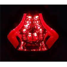 Wholesale Motorcycle Rear Tail Light Brake Turn Signals Integrated Led Light For Yamaha R25 R3 Mt03 Mt07 Red From China