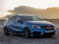 Neatlly Customized Blue Mercedes A Class Mercedes A45 Amg Mercedes A45 Mercedes A Class