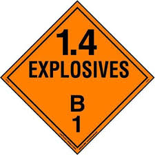 And international codes and legal requirements. Explosive 1 4 Placards From Labelmaster