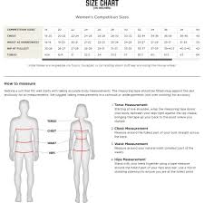 Dolfin Female Size Chart