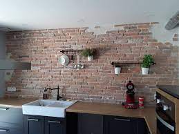 baksteenstrips bakstenen interieur interieur bakstenen muren wandontwerp