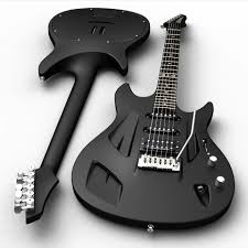 Matte Black Acoustic Electric Guitar Pin On Candy