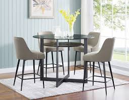 Find the dining room table and chair set that fits both your lifestyle and budget. Olson Round Counter Height Dining Set Os480 Only 1 099 00 Houston Furniture Store