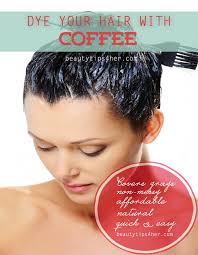 Separate your hair into sections and rinse your hair with the coffee, working from the roots to the ends. How To Dye Your Hair With Coffee Natural Beauty Skin Care