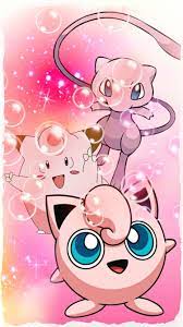 Pokemon Go Jigglypuff Clefairy Mew Pokemon Jigglypuff Pokemon Pink Mew And Mewtwo