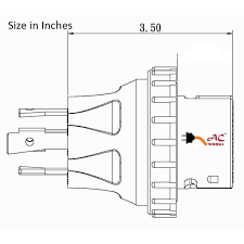 Injunction of 2 wires is generally indicated by black dot in the intersection of 2 lines. Ac Works Rv Marine Generator Adapter 4 Prong 30 Amp L14 30p Generator Locking Plug To 50 Amp Rv Marine Locking Female Connector Adl1430ss2 The Home Depot