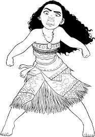 Coloriage Vaiana Disney A Imprimer Sur Coloriages Info