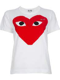 Comme Des Garcons Play Heart Eyes T Shirt Farfetch Comme Des Garcons Mens Fashion Smart Comme Des Garcons Play
