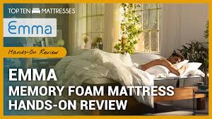 Emma Memory Foam Mattress Video Review Memory Foam Mattress Mattresses Reviews Memory Foam Mattress Reviews