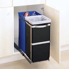 simplehuman 9.2 gal. 2 bin pull out