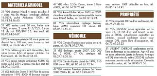 Petites Annonces Le Trait D Union Paysan