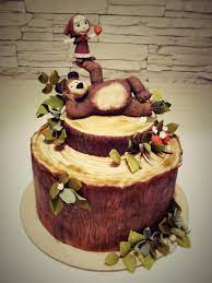 Masha And The Bear Cake By Timea Masha And The Bear Toy Story Birthday Cake Bear Birthday Party