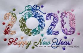 Image result for happy new year 2020 images needlework