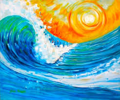 Hot And Cold Colors Http 24 Media Tumblr Com Tumblr Lvyu1wkgtg1qcm8wgo1 500 Jpg Art Wave Painting Wave Stencil