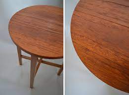 Cindi on may 10, 2016 Diy Restore Your Wooden Table Top Hannah Trickett