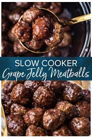 Grape Jelly Meatballs Are The Perfect Easy Holiday Appetizer And A Great Crowd Pleasi Grape Jelly Meatballs Recipe Crowd Pleasing Recipes Jelly Meatball Recipe