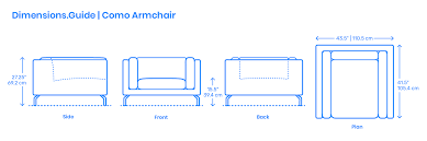 Standard wheelchairs widths are 16″ (narrow adult), 18″ (average adult) and 20″ (wide adult). Como Armchair Dimensions Drawings Dimensions Com