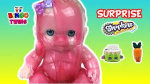 Eco slime baff red, 1 bath pack or 6 play uses, turn water into gooey slime! Cute Baby Colorful Slime Bath W Surprise And Funny Shopkins From Slime Youtube