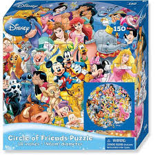 Wonderful World Of Disney Puzzle 150 Piece Circle Of Friends Disney Puzzles Disney Friends Puzzle Shop