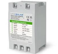 Amazon.com: Single Phase to 3 Phase Converter, LyteSolar 7.5HP Digital  Phase Shifter, 23A 220V-240V Input/Output for Electric  Tools/Motors/Mechanical ...