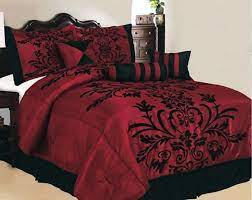 Awesome master bedroom comforters magnificent bed sets. Burgundy And Black Velvet Comforter Bed Set Click On Any Of The Pictures Below For Matching Items Curtains Sheet Fancy Bed Bed Sheet Sets Bed Comforter Sets
