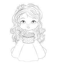 Youthful assistant, attendant parents may receive compensation when you click through. Coloring Book Baby Princess With Gift Stock Vector Illustration Of Funny Party 164953423