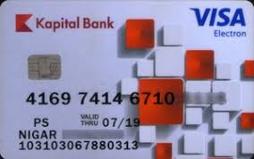 Tặng evoucher urbox lên đến 200.000 vnđ. Bank Card Kapital Bank Ve Kapital Bank Azerbaijan Col Az Ve 0014