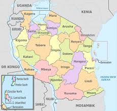 Tanzania is the largest country in east africa. Subdivisions Of Tanzania Wikipedia