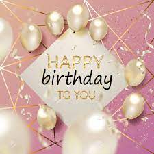 Pixabay users get 20% off at istock with code pixabay20. Birthday Elegant Greeting Card With Gold Balloons And Falling Royalty Free Cliparts Vectors And Stock Illustration Image 132553205