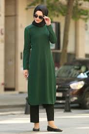 Nayla Collection Yirtmacli Yesil Tesettur Tunik 41250y Tesetturisland Com Moda Stilleri The Dress Tunik