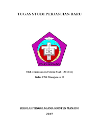 Renungan, selasa, 22 maret 2016. Perjanjian Baru