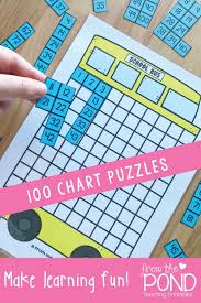 100 Chart Puzzle Bundle Teaching Math Elementary Math