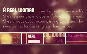 A Real Woman Quote