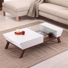 Choose from a variety of styles and finishes to complement your. Furniture Of America Soto Contemporary Wood Coffee Table With Storage In White Walmart Com Walmart Com