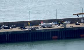 Mega dinghy' carrying record 230 migrants arrives in UK from France