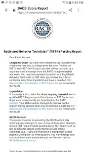 What degree does a bcba need? Rabia Zubair Speech Language Pathologist On Twitter Im A Certified Rbt Now