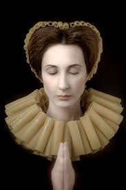 Julias Self Portrait Wearing Pasta Cannelloni Editorial Stock Photo