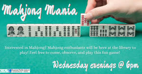 Mahjong Mania! Wednesdays