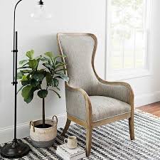 Light Gray High Wing Back Accent Chair From Kirkland S Accent Chairs High Back Accent Chairs Affordable Furniture