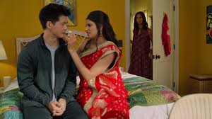 Richa moorjani with her husband bharat on the day of their wedding (pic: Kamala Never Have I Ever Meet Actress Richa Moorjani