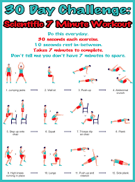 Pin By Azjae Robinson On 30 Day Challenge Scientific 7 Minute Workout Scientific 7 Minute Workout Seven Minute Workout 7 Minute Workout