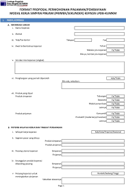 Dengan dibuat surat permohonan tersebut, diharapkan donatur memberikan sejumlah dana yang dikolektifkan oleh panitia agar pembangunan tersebut bisa berjalan lancar. Format Proposal Permohonan Pinjaman Pembiayaan Modal Kerja Simpan Pinjam Primer Sekunder Kepada Lpdb Kumkm Pdf Download Gratis