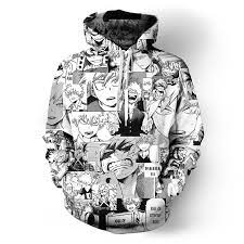 Looking for the best anime merchandise? Combat Hero Anime Hoodie Funny Cool Hip Hop Streetwear Unisex Black White Pullovers Angry Bakugou Katsuki Collage Tops Hooides Hoodies Sweatshirts Aliexpress