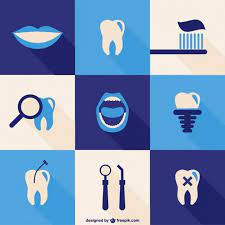 Dental Icons Set Free Vector Free Vector Freepik Vector Freelogo Freebusiness Freedesign Freeicon Dental Art Dental Posters Dentist