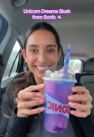 I AM SO HAPPY OMG!! GO RUN YOU NEED TO TRY THIS RIGHT NOW! 🦄✨ @SONIC  Drive-In #unicorndreams #slush #slushie #sonic #sonicslush #drink  #unicorndreamsslush #slushee
