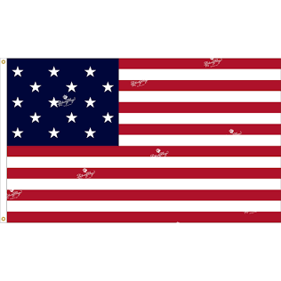 15 Star Outdoor Historic U.S. Flags 1795 – LibertyFlags.com