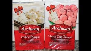 I happened to mention that i also remembered loving those archway cocoa cookies. Homestyle Archway Cookies Cashew Nougat And Cherry Chip Nougat Review Youtube